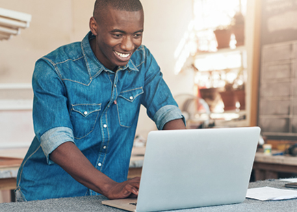 guy with lap top