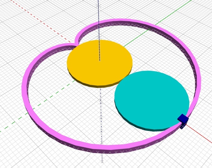 Cardioid drawn by rotating circles